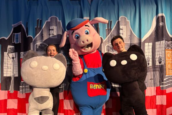 Binky bij het Pim & pom festival